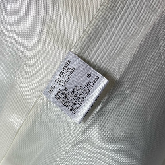 Isabella Demarco white button up collared dress size 4 - Picture 7 of 8